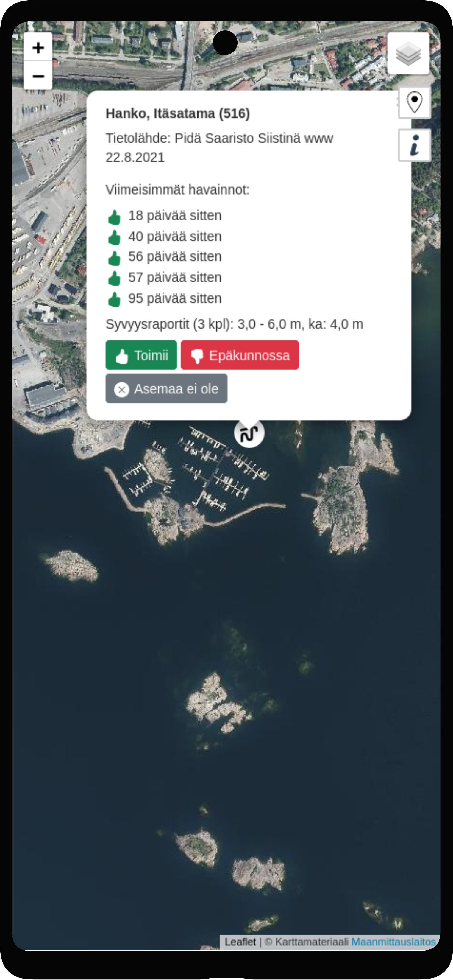 Sovelluskuva Septit.netistä